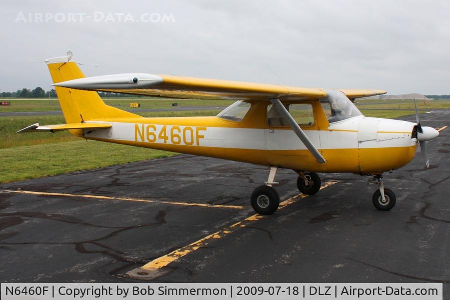 N6460F, 1966 Cessna 150F C/N 15063060, On the ramp at Delaware, Ohio