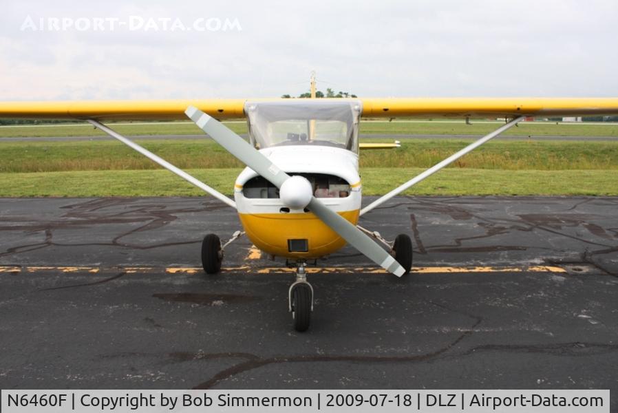 N6460F, 1966 Cessna 150F C/N 15063060, On the ramp at Delaware, Ohio
