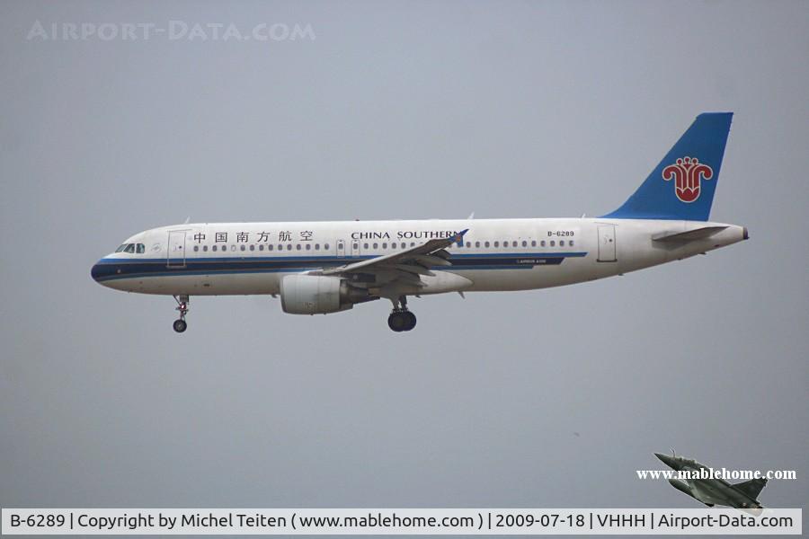 B-6289, 2009 Airbus A320-214 C/N 2861, China Southern Airlines