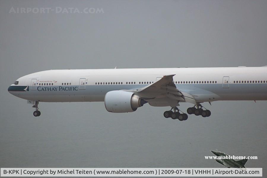 B-KPK, 2009 Boeing 777-367/ER C/N 36158, Cathay Pacific