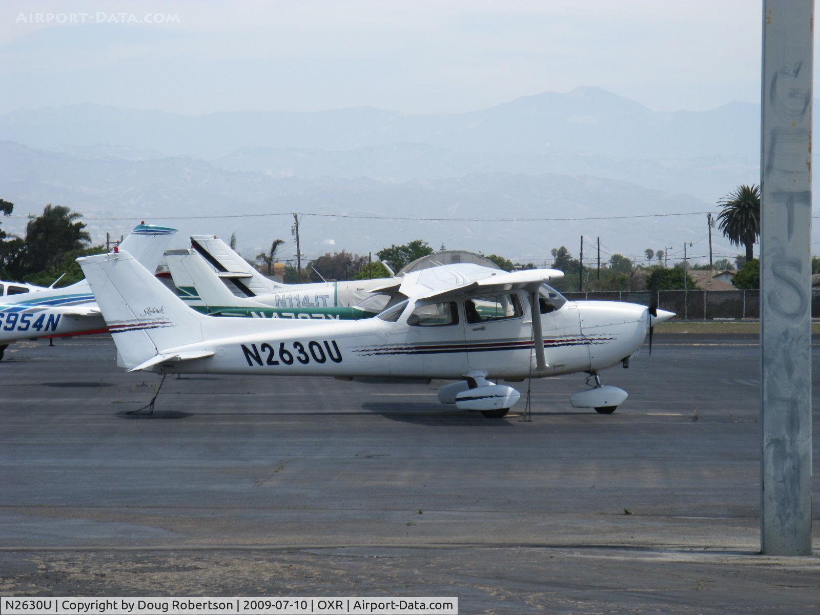 N2630U, 1998 Cessna 172R C/N 17280568, 1998 Cessna 172R SKYHAWK, Lycoming IO-360-L2A 160 Hp rated at just 2,400 rpm with different prop than the 172S optimized for reduced rpm operation.