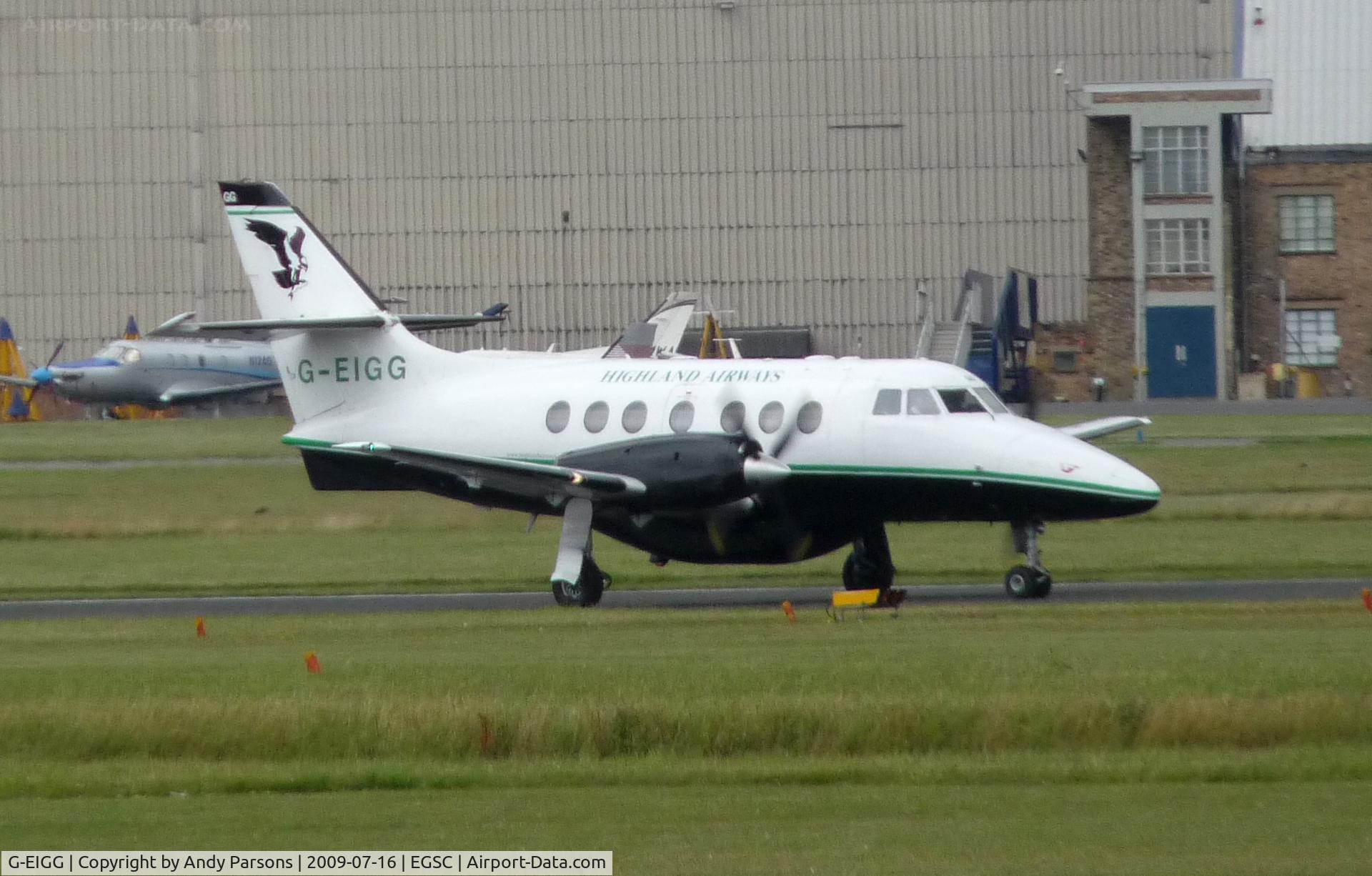 G-EIGG, 1987 British Aerospace BAe-3112 Jetstream 31 C/N 773, At Cambridge