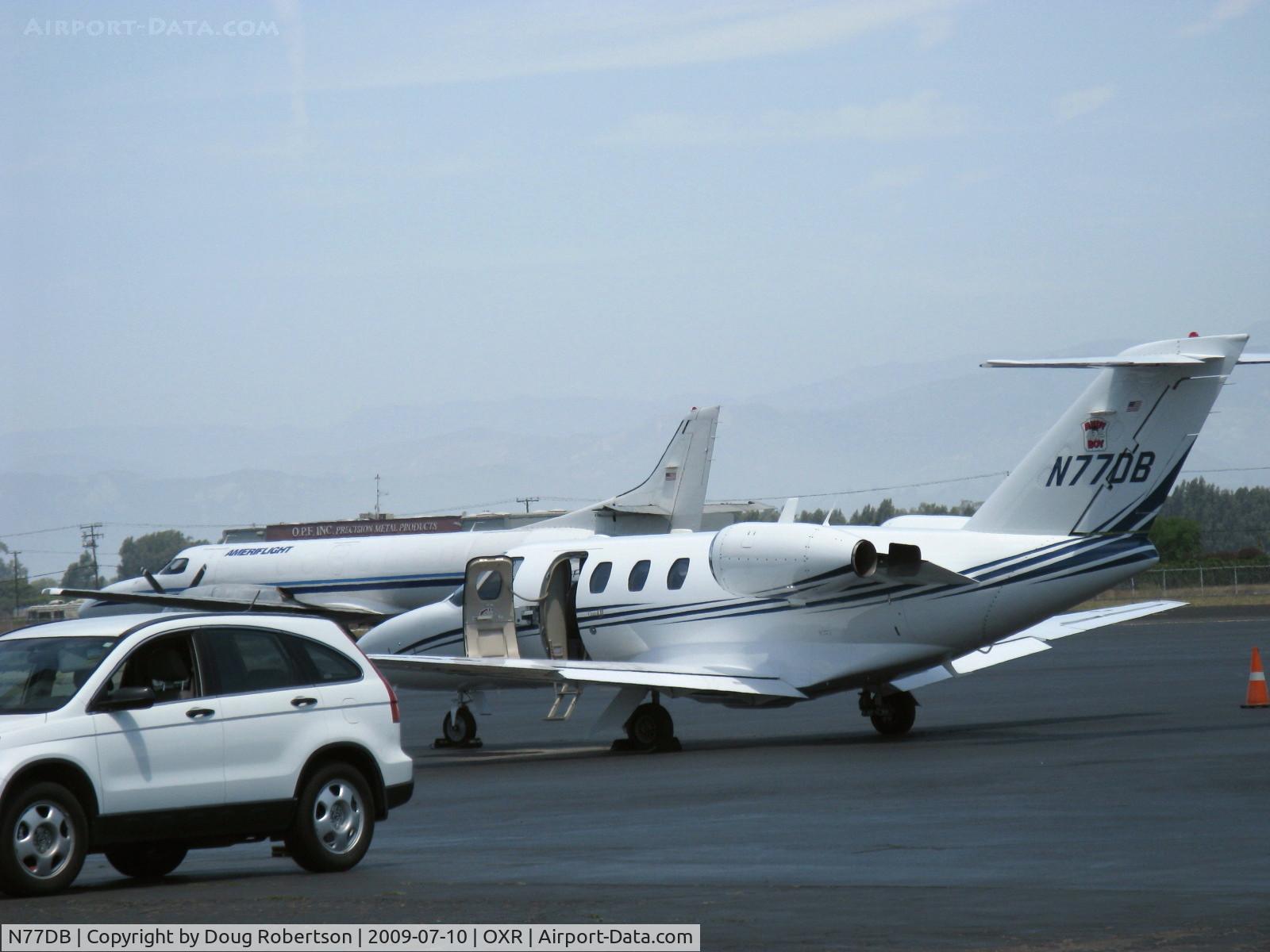 N77DB, 2001 Cessna 525 Citation CJ1 C/N 525-0443, 2001 Cessna 525 CITATION CJ1, two Williams FJ44-1A turbofans 1,900 lb st each