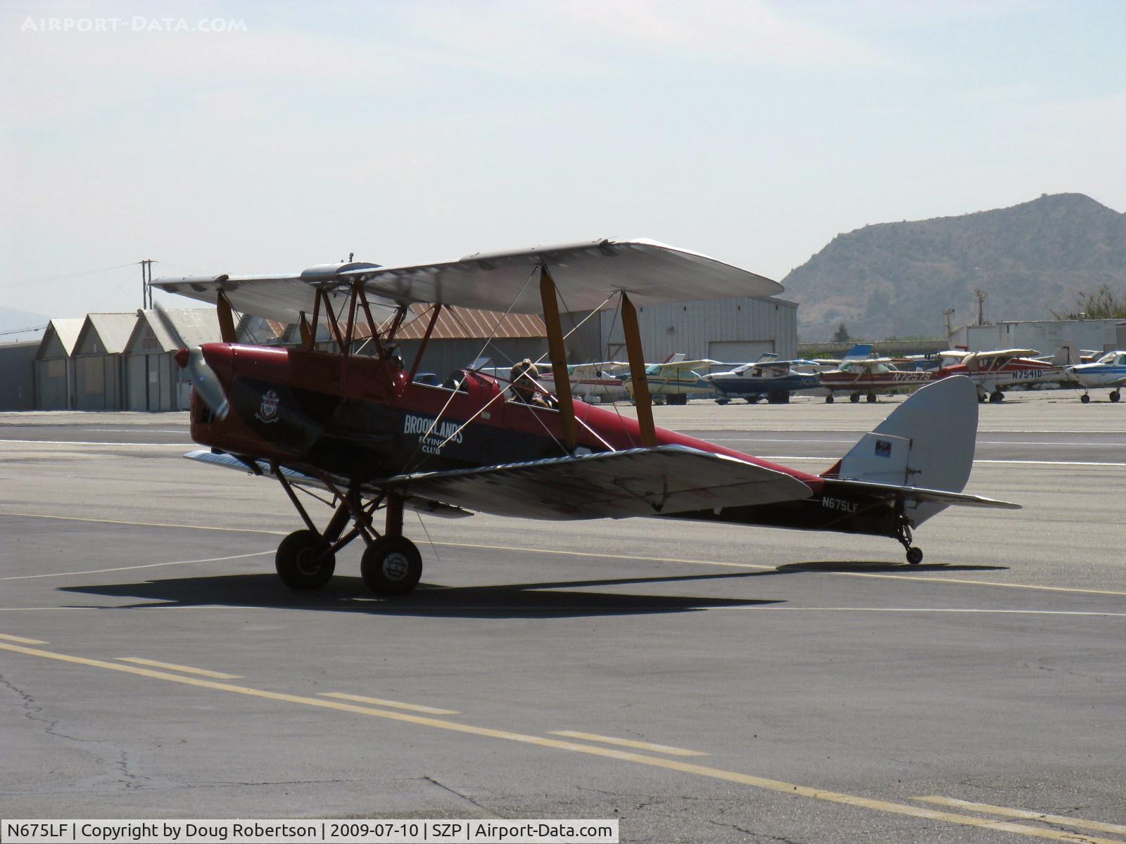 N675LF, 1944 De Havilland DH-82A Tiger Moth II C/N 86572, 1944 DeHavilland DH 82A TIGER MOTH, Gipsy Major I 4 cylinder air-cooled 135 Hp inverted in-line engine, taxi