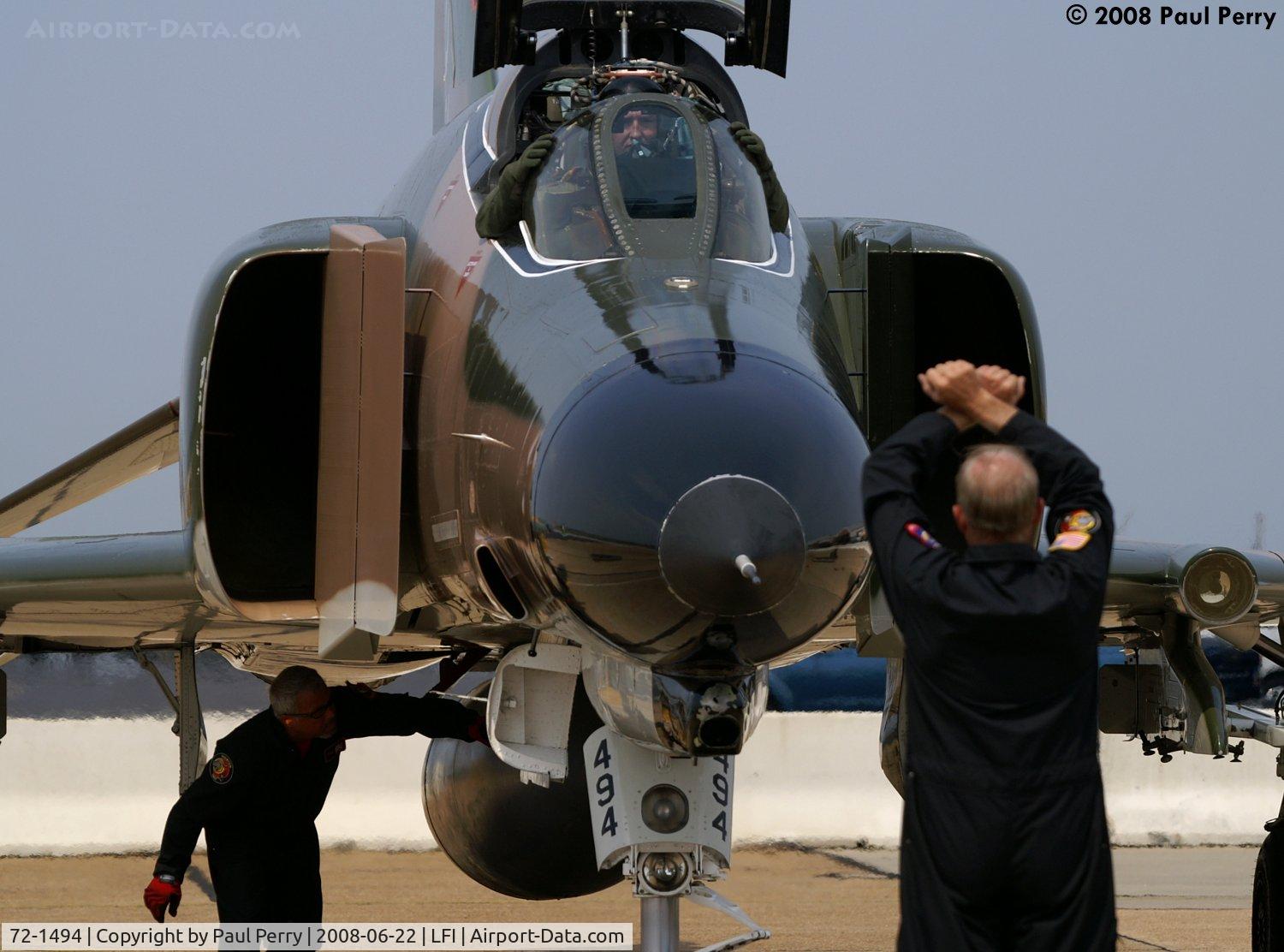 72-1494, McDonnell Douglas QF-4E Phantom II C/N 4498, Stopping the Rhino