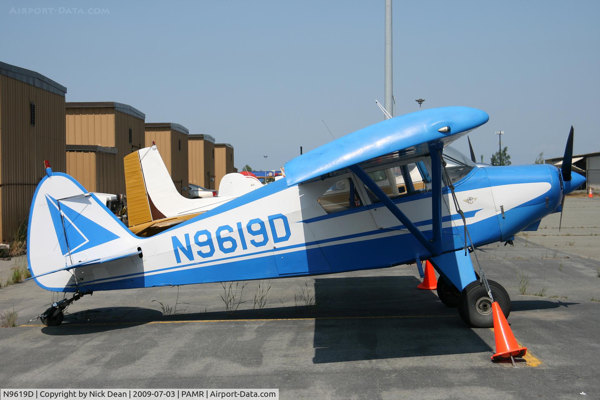 N9619D, 1958 Piper PA-22-160 Tri Pacer C/N 22-6530, PAMR