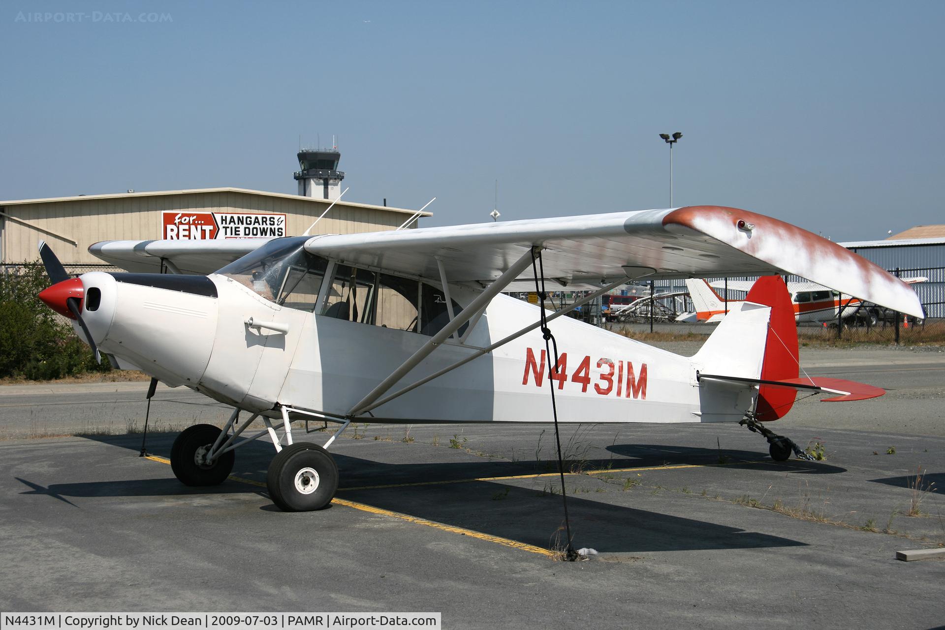 N4431M, 1946 Piper PA-12 Super Cruiser C/N 12-3383, PAMR