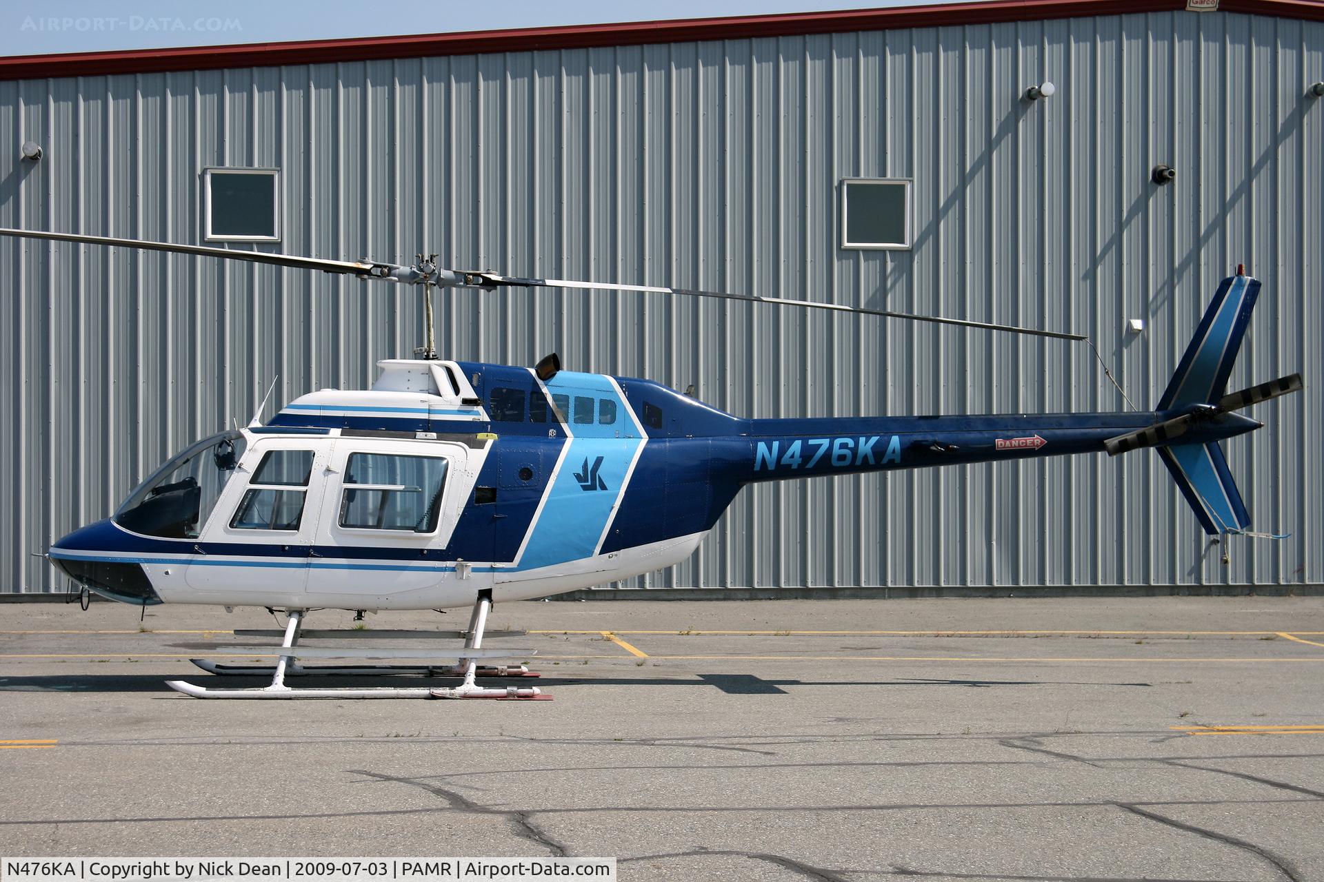 N476KA, 1976 Bell 206B C/N 1953, PAMR