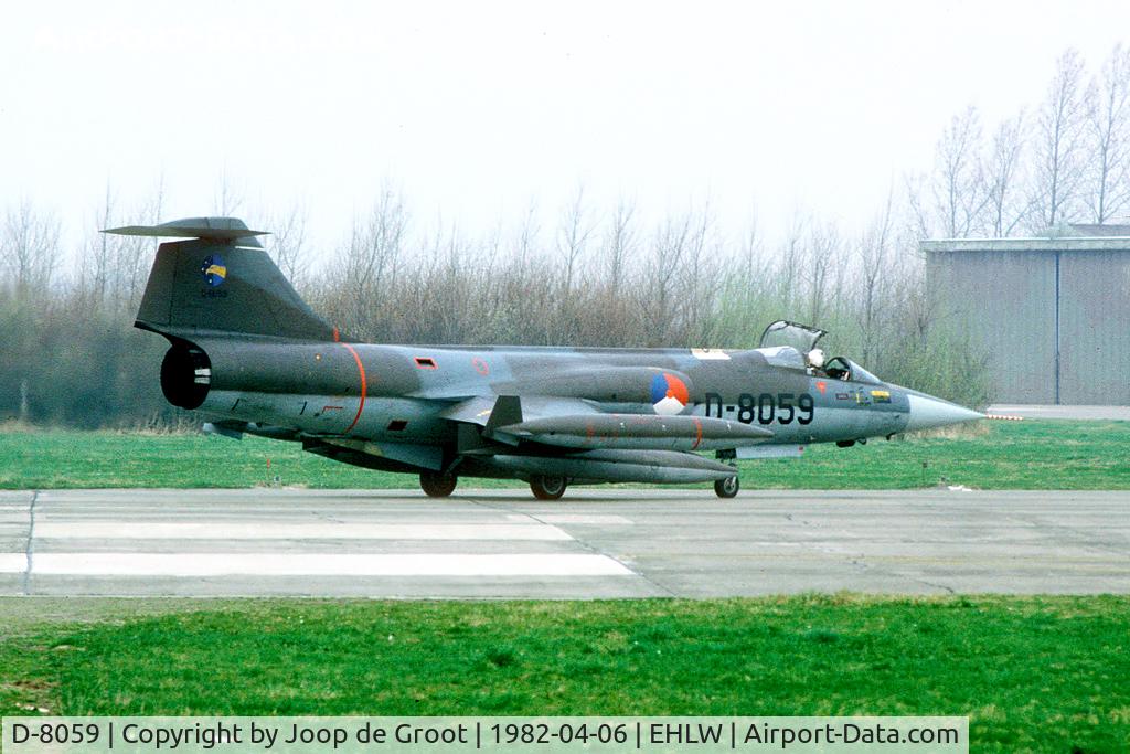 D-8059, Lockheed RF-104G Starfighter C/N 683-8059, visitor to Leeuwarden