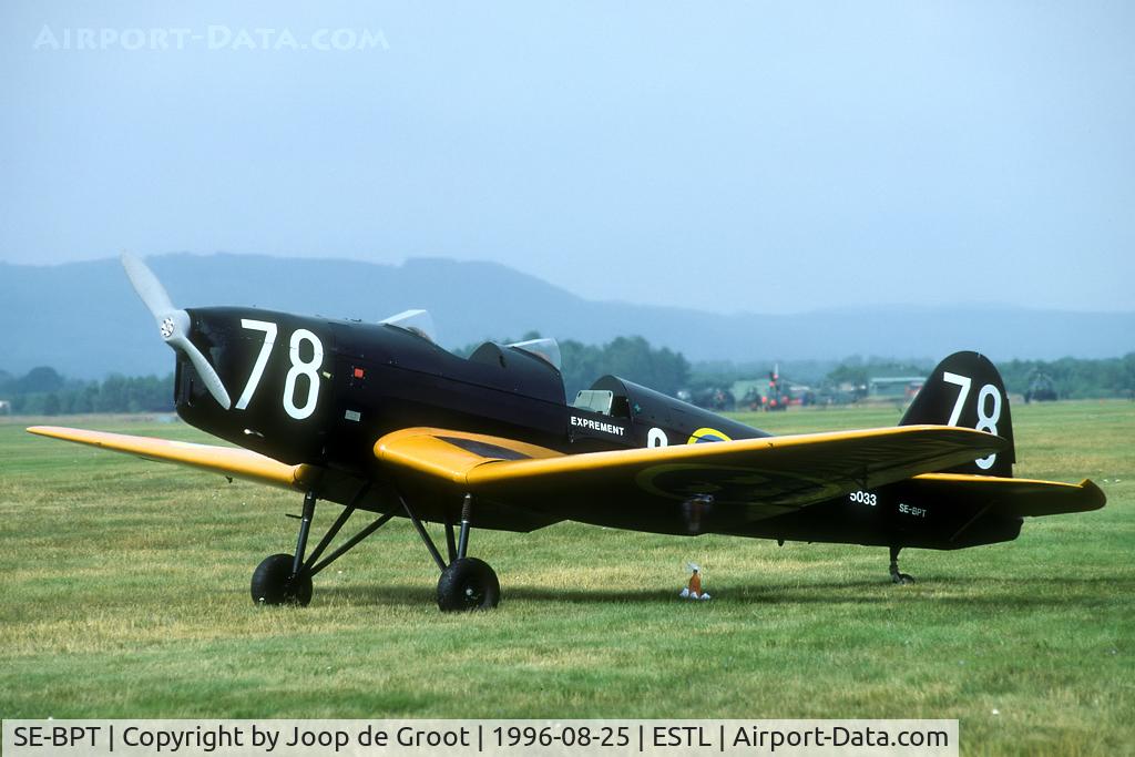 SE-BPT, 1940 Klemm Kl-35D C/N 1922-627, warbird at the Swedish AF open house.