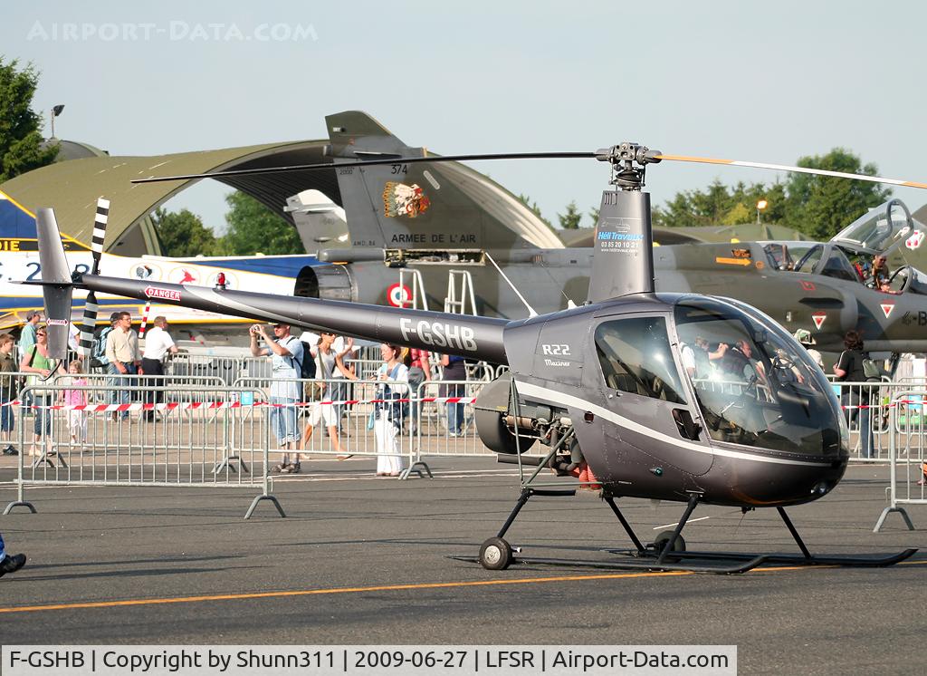 F-GSHB, 1992 Robinson R22 Mariner C/N 2101M, Used as a 