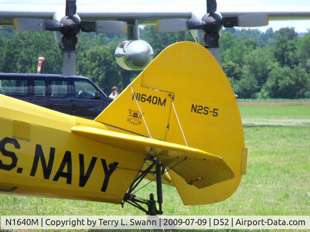 N1640M, 1943 Boeing A75N1(PT17) C/N 75-5214, At 2009 Geneseo Air Show.