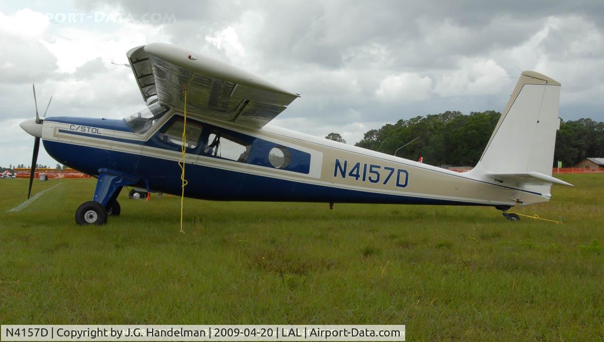 N4157D, 1959 Helio H-395 Super Courier C/N 509, at Sun N' Fun