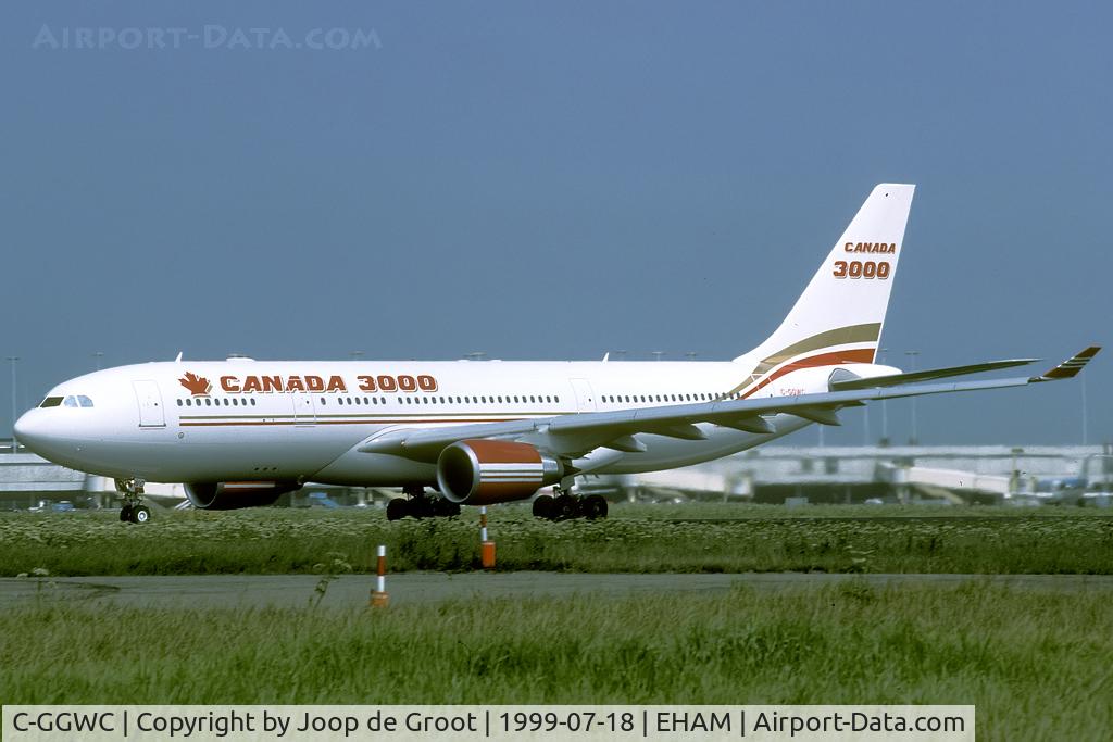 C-GGWC, 1999 Airbus A330-202 C/N 272, schiphol visitor