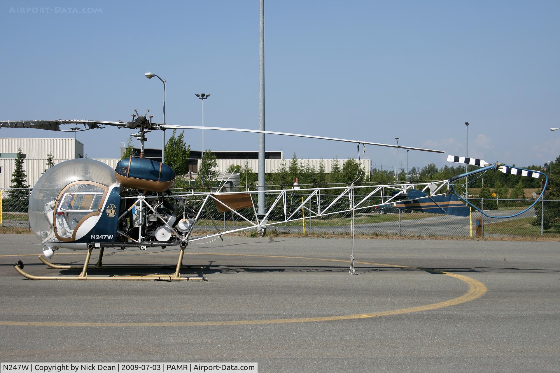 N247W, 1968 Bell 47G-3B-2 C/N 6683, PAMR