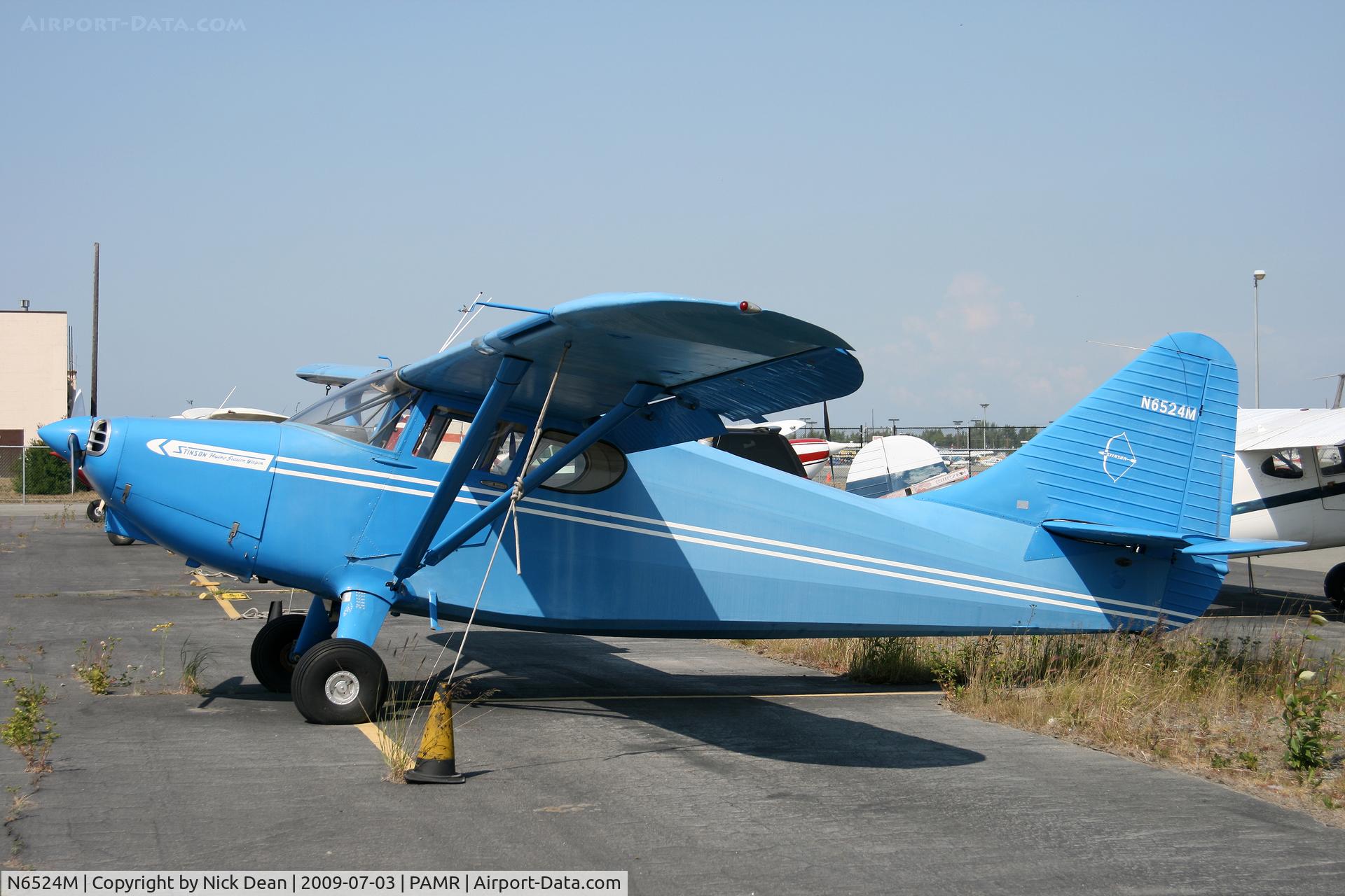 N6524M, 1948 Stinson 108-3 Voyager C/N 108-4524, PAMR