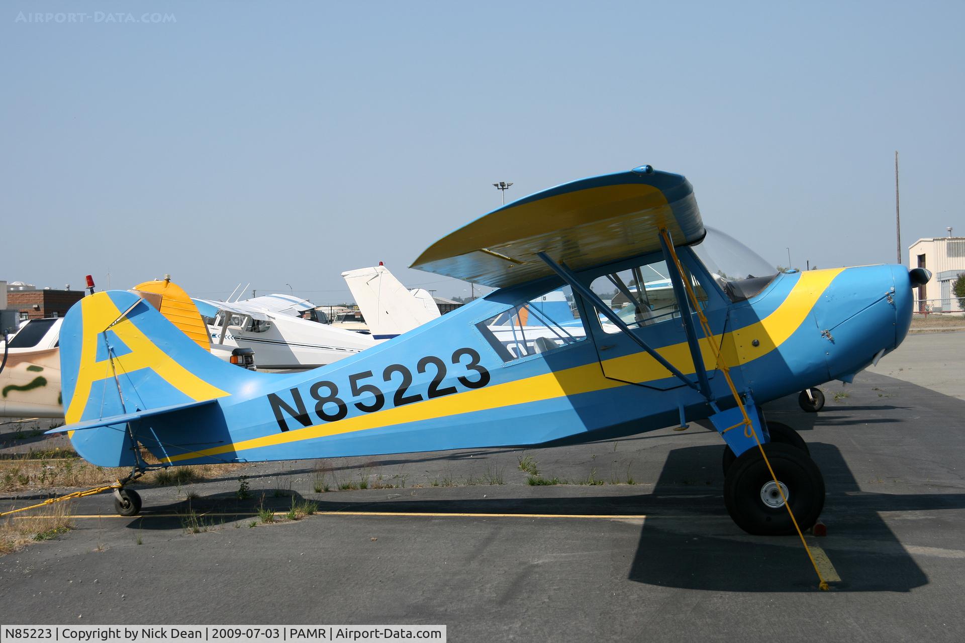 N85223, 1946 Aeronca 7AC Champion C/N 7AC-3956, PAMR
