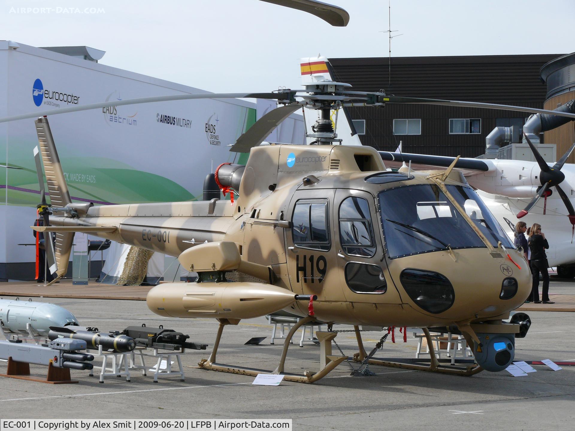 EC-001, Eurocopter AS-550C-2 Fennec C/N 2350, Eurocopter AS550C2 Fennec EC-001 Eurocopter EADS