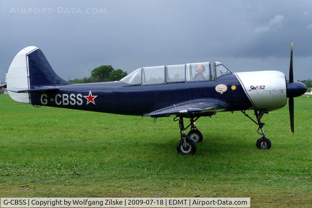G-CBSS, 1983 Bacau Yak-52 C/N 833707, visitor