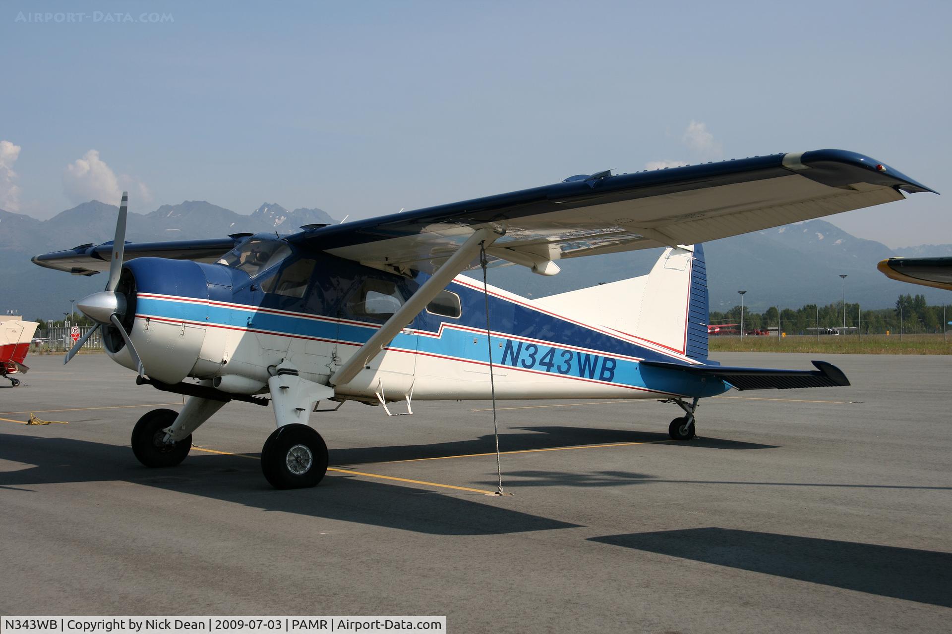 N343WB, 1955 De Havilland Canada U-6A Beaver C/N 1644, PAMR