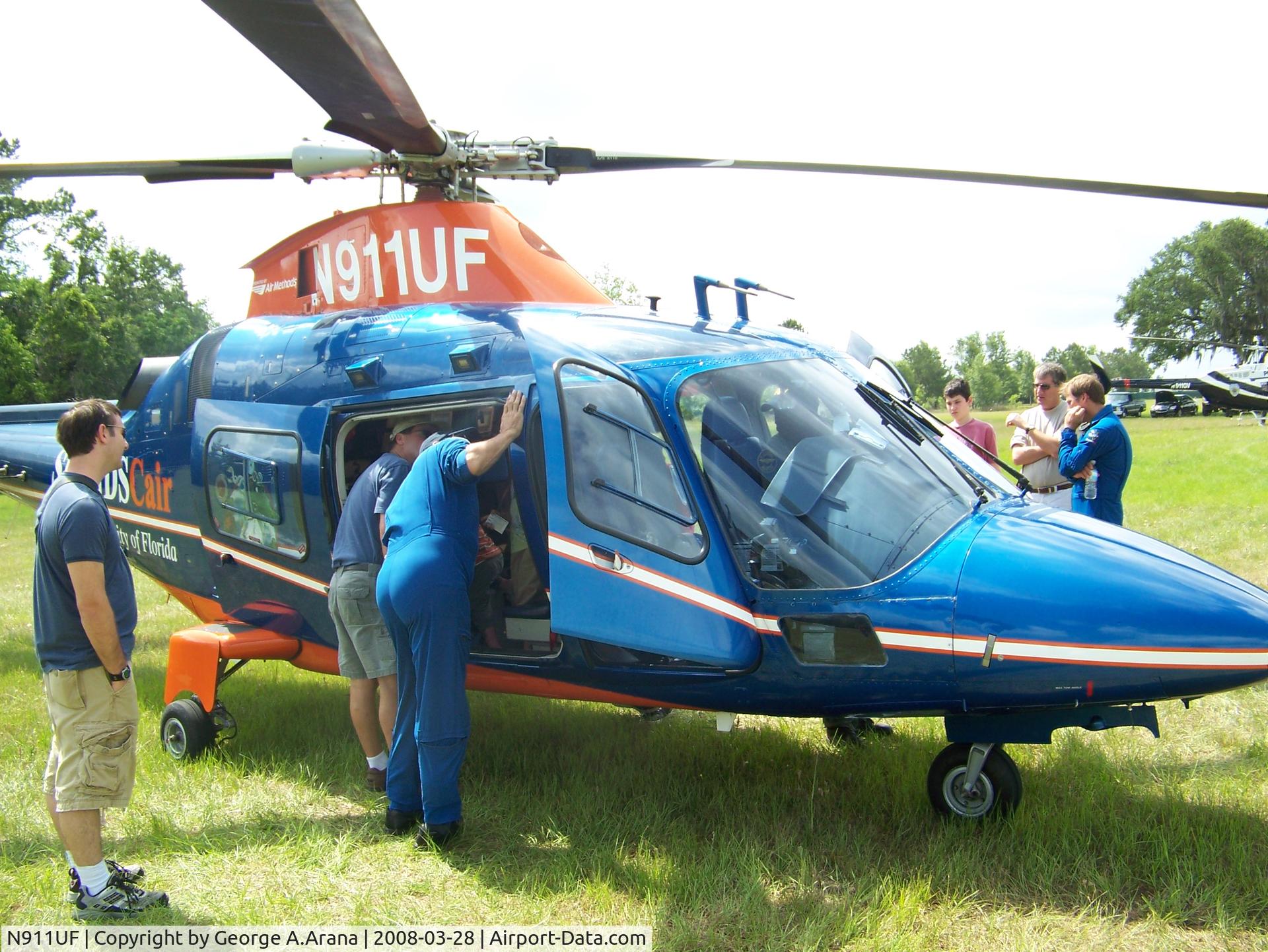 N911UF, 2004 Agusta A-109E C/N 11604, Front starboard view