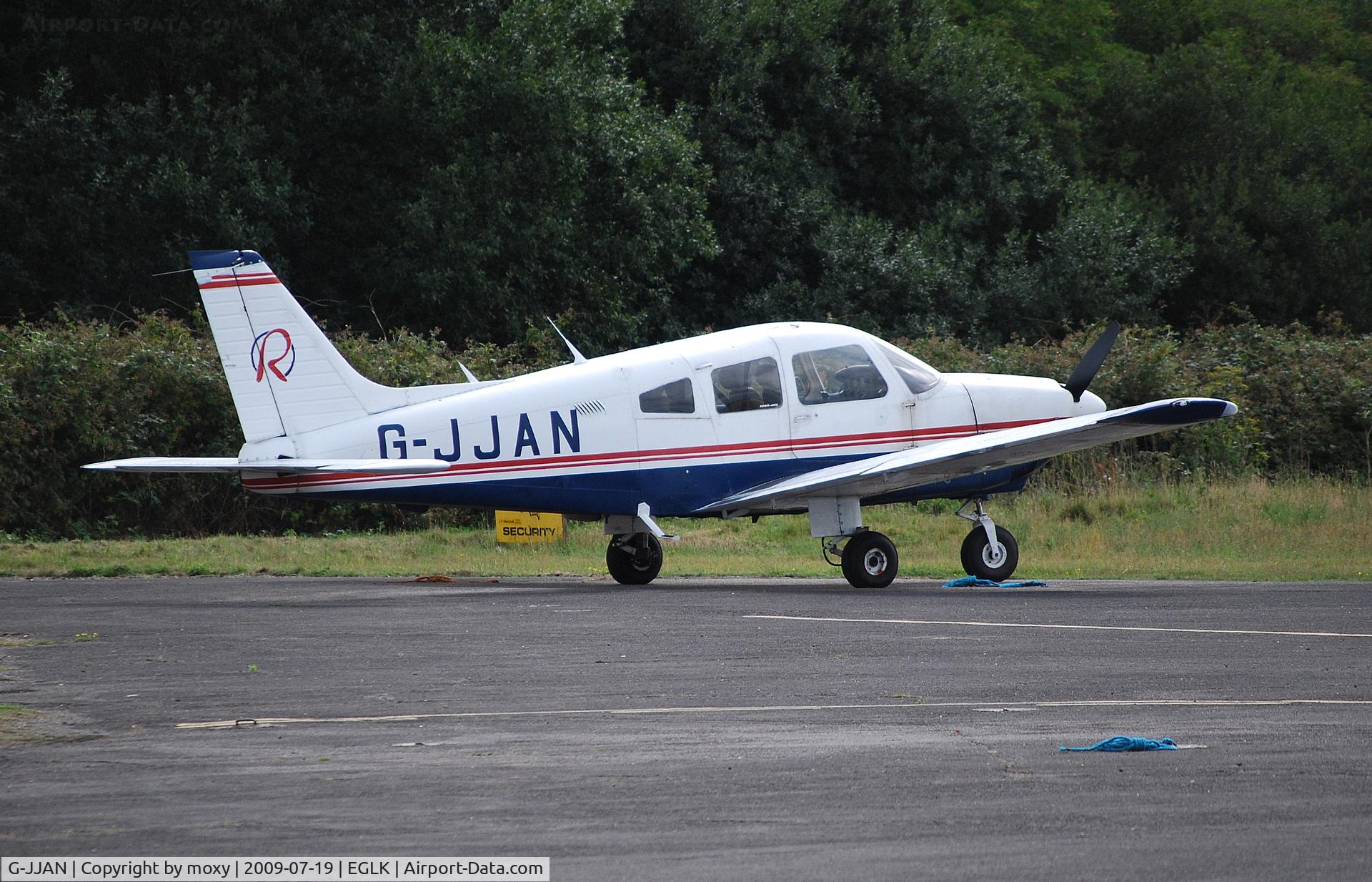 G-JJAN, 1986 Piper PA-28-181 Cherokee Archer II C/N 28-90007, Piper PA-28-181 at Blackbushe