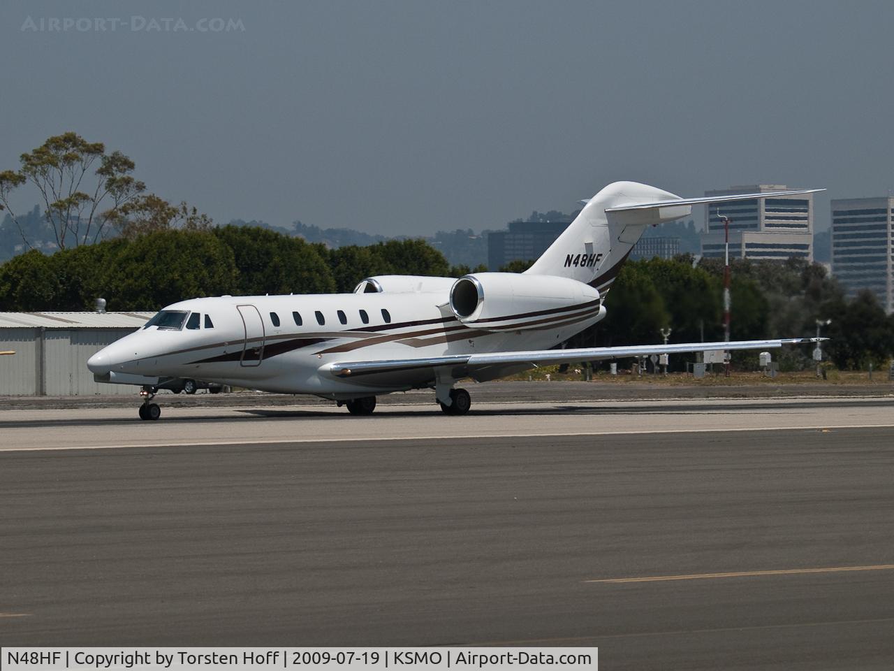 N48HF, 2003 Cessna 750 Citation X Citation X C/N 750-0220, N48HF departing from RWY 21