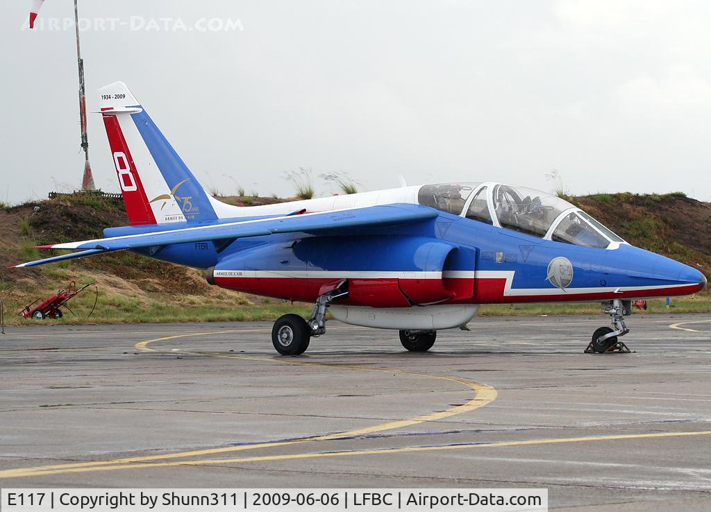 E117, , Used as a demo during LFBC Airshow 2009... New logo on tail