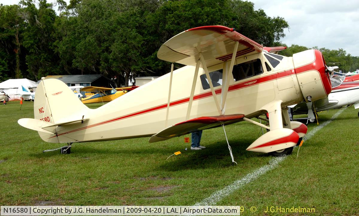 N16580, 1936 Waco YKS-6 C/N 4518, at Sun N' Fun