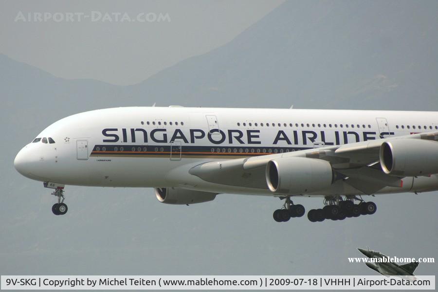 9V-SKG, 2008 Airbus A380-841 C/N 019, Singapore Airlines