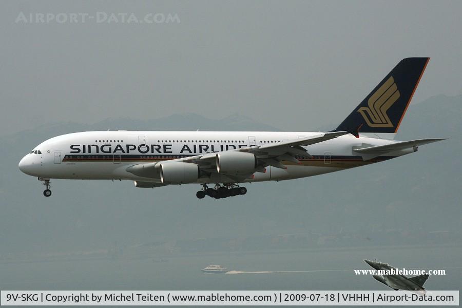 9V-SKG, 2008 Airbus A380-841 C/N 019, Singapore Airlines