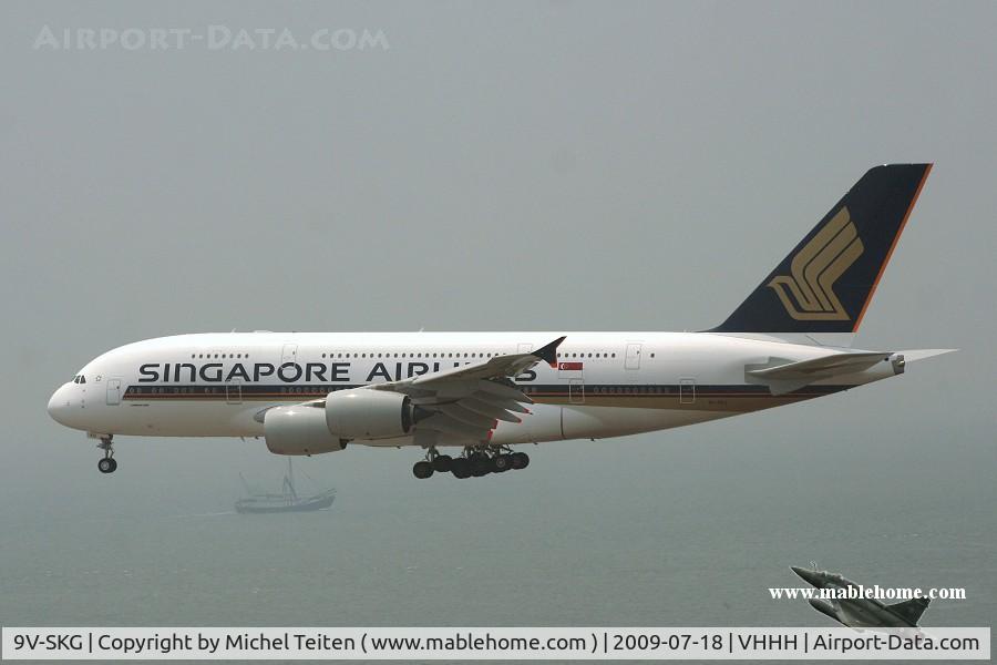 9V-SKG, 2008 Airbus A380-841 C/N 019, Singapore Airlines