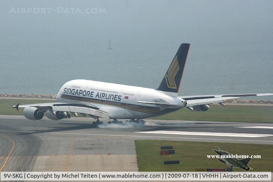 9V-SKG, 2008 Airbus A380-841 C/N 019, Singapore Airlines