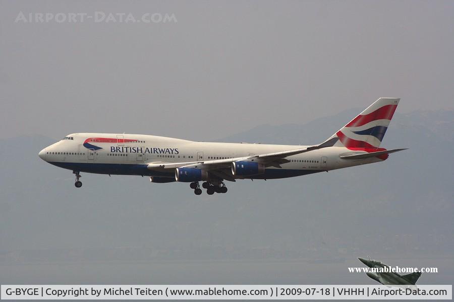 G-BYGE, 1999 Boeing 747-436 C/N 28858, British Airways