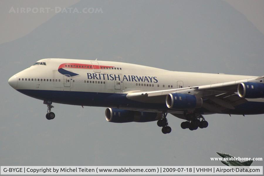 G-BYGE, 1999 Boeing 747-436 C/N 28858, British Airways