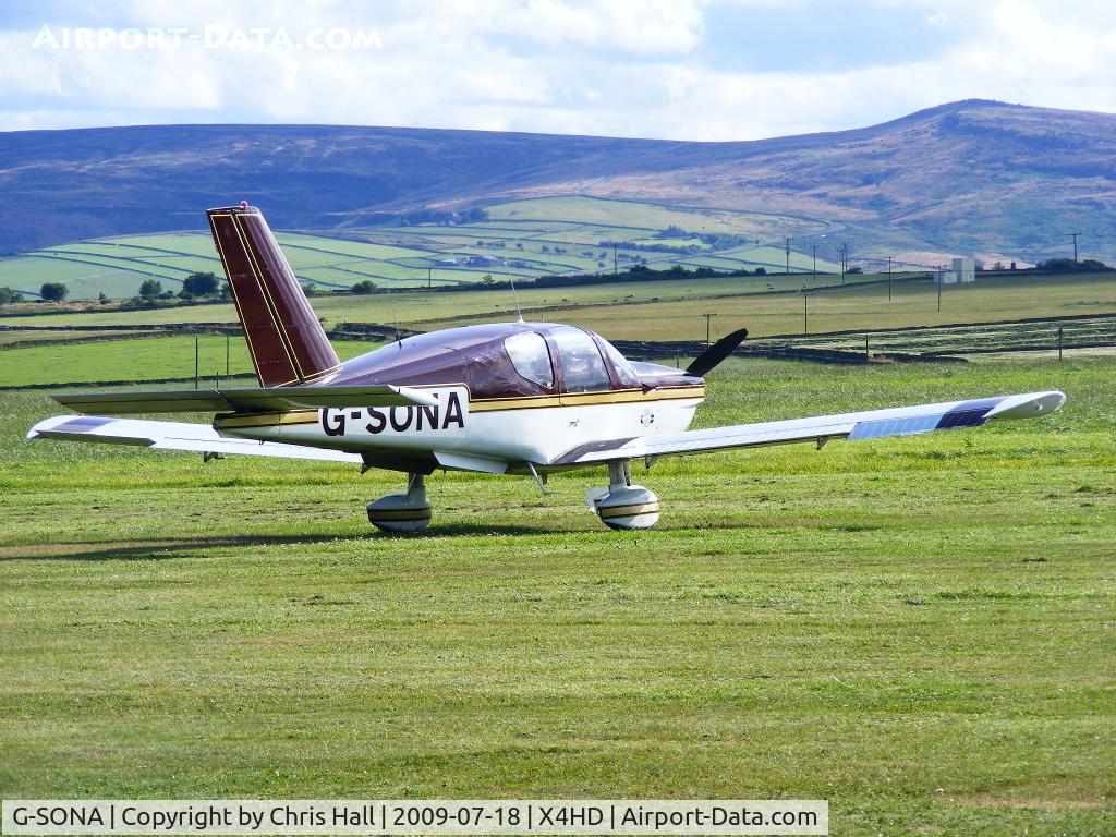 G-SONA, 1980 Socata TB-10 Tobago C/N 151, at Crosland Moor Airfield