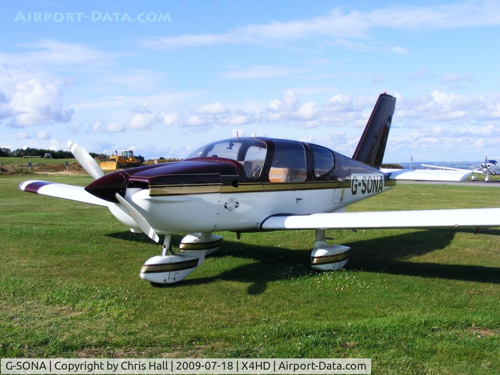 G-SONA, 1980 Socata TB-10 Tobago C/N 151, at Crosland Moor Airfield