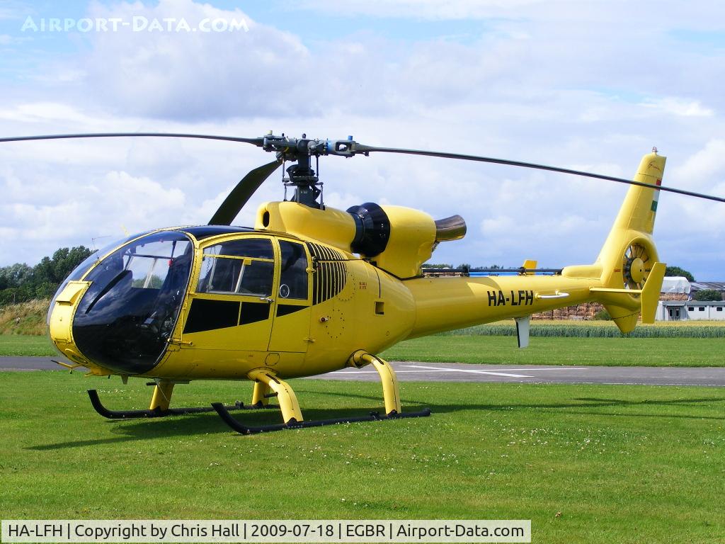 HA-LFH, 1979 Aerospatiale SA-342J Gazelle C/N 1775, at Breighton Airfield