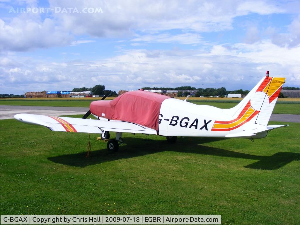 G-BGAX, 1973 Piper PA-28-140 Cherokee C/N 28-7325409, at Breighton Airfield