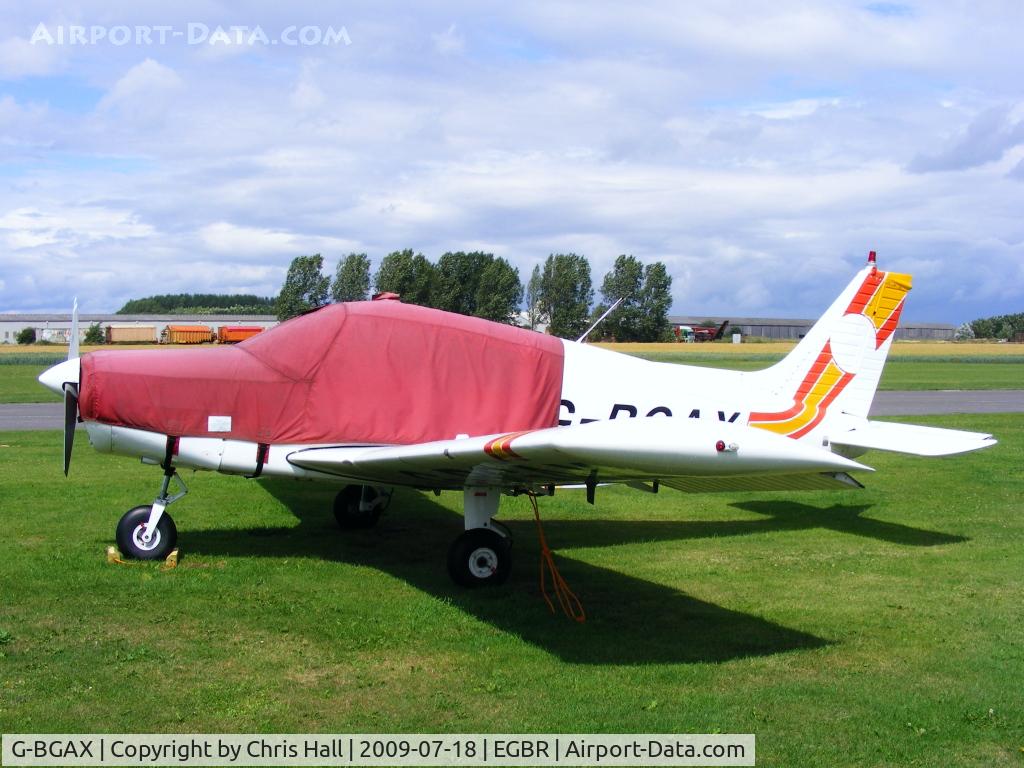 G-BGAX, 1973 Piper PA-28-140 Cherokee C/N 28-7325409, at Breighton Airfield