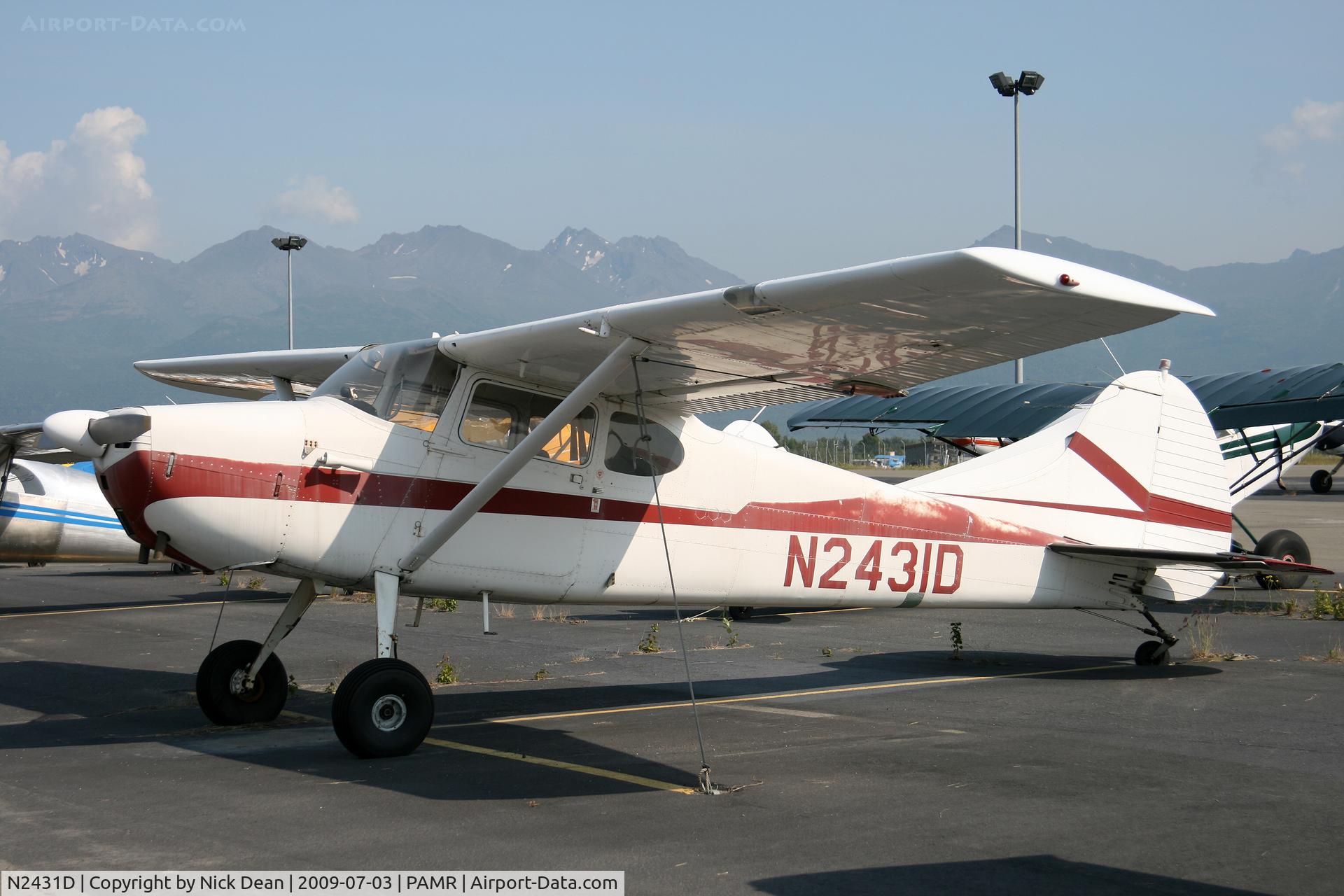 N2431D, 1952 Cessna 170B C/N 20583, PAMR