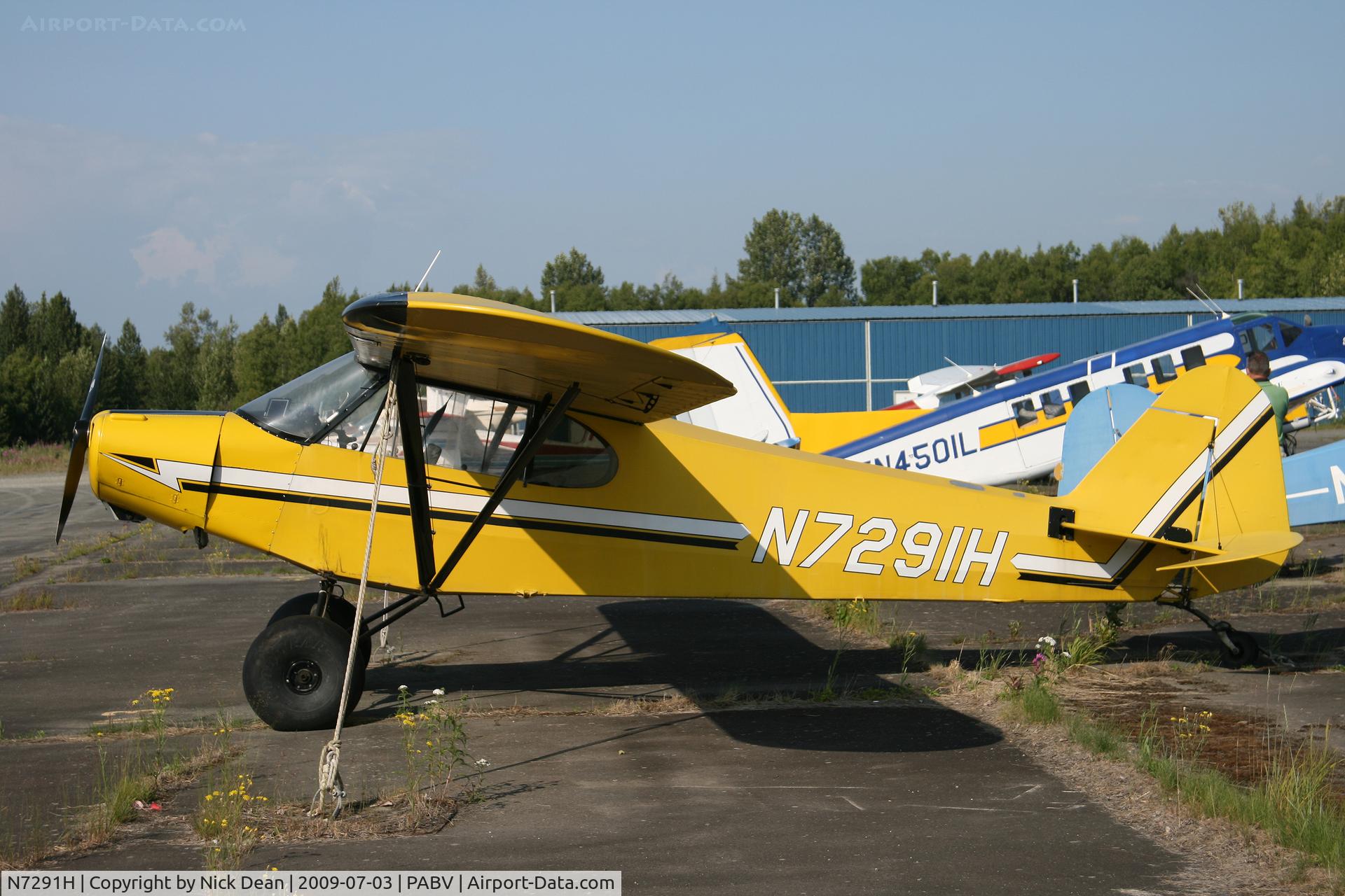 N7291H, 1946 Piper J-3 Cub C/N 20550, PABV