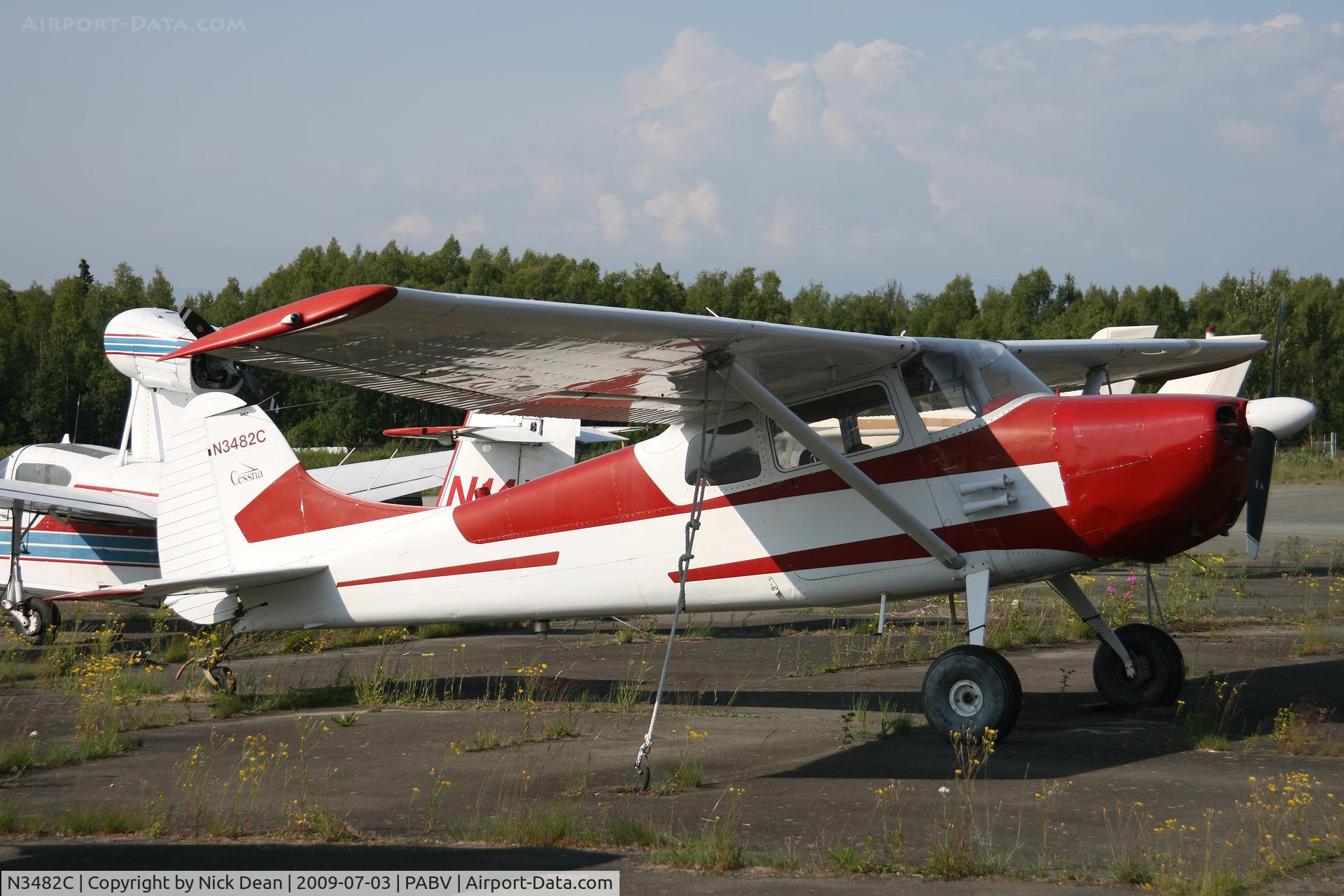 N3482C, 1954 Cessna 170 C/N 26525, PABV