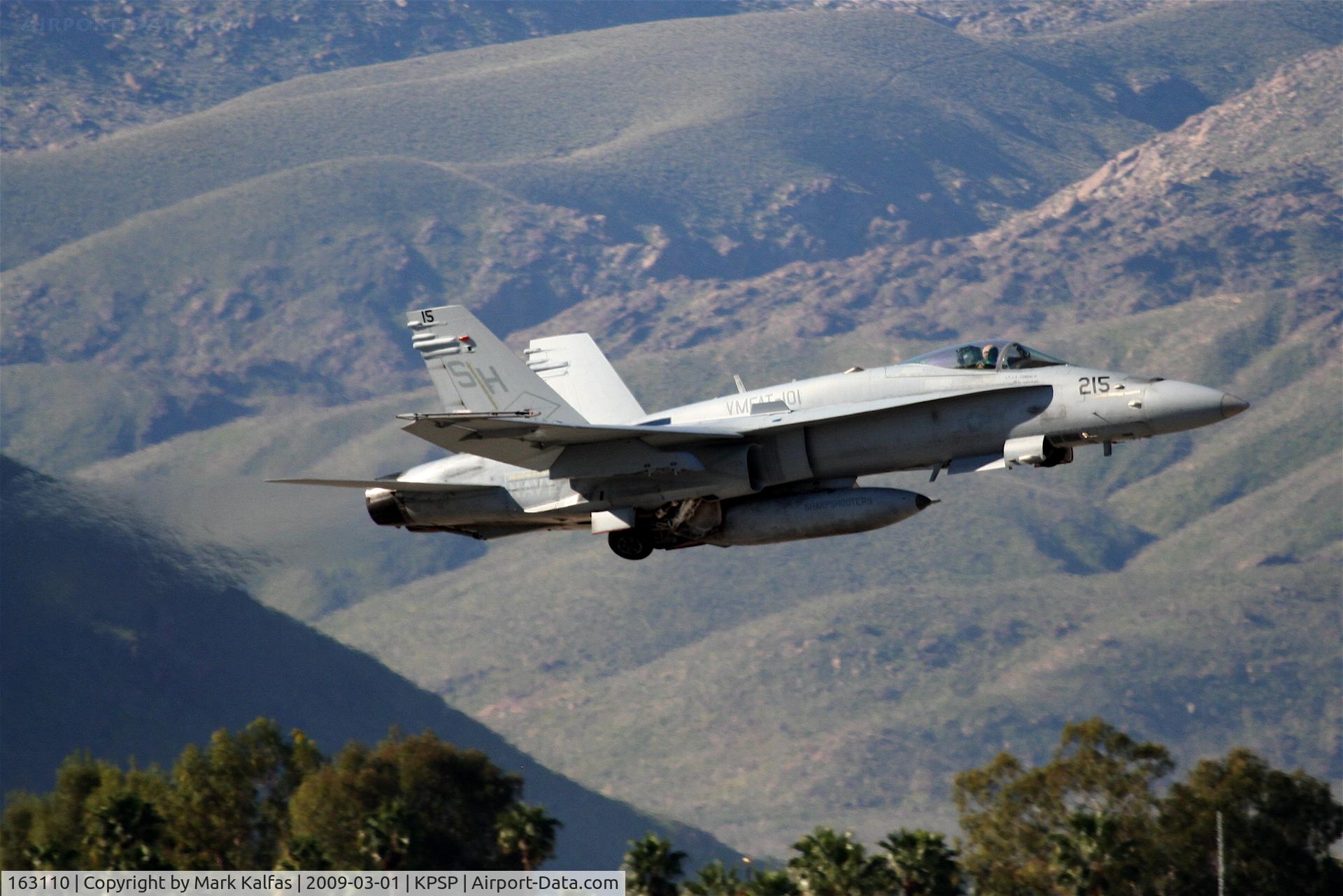 163110, McDonnell Douglas F/A-18B Hornet C/N 0503/B087, F-18C SH-215 