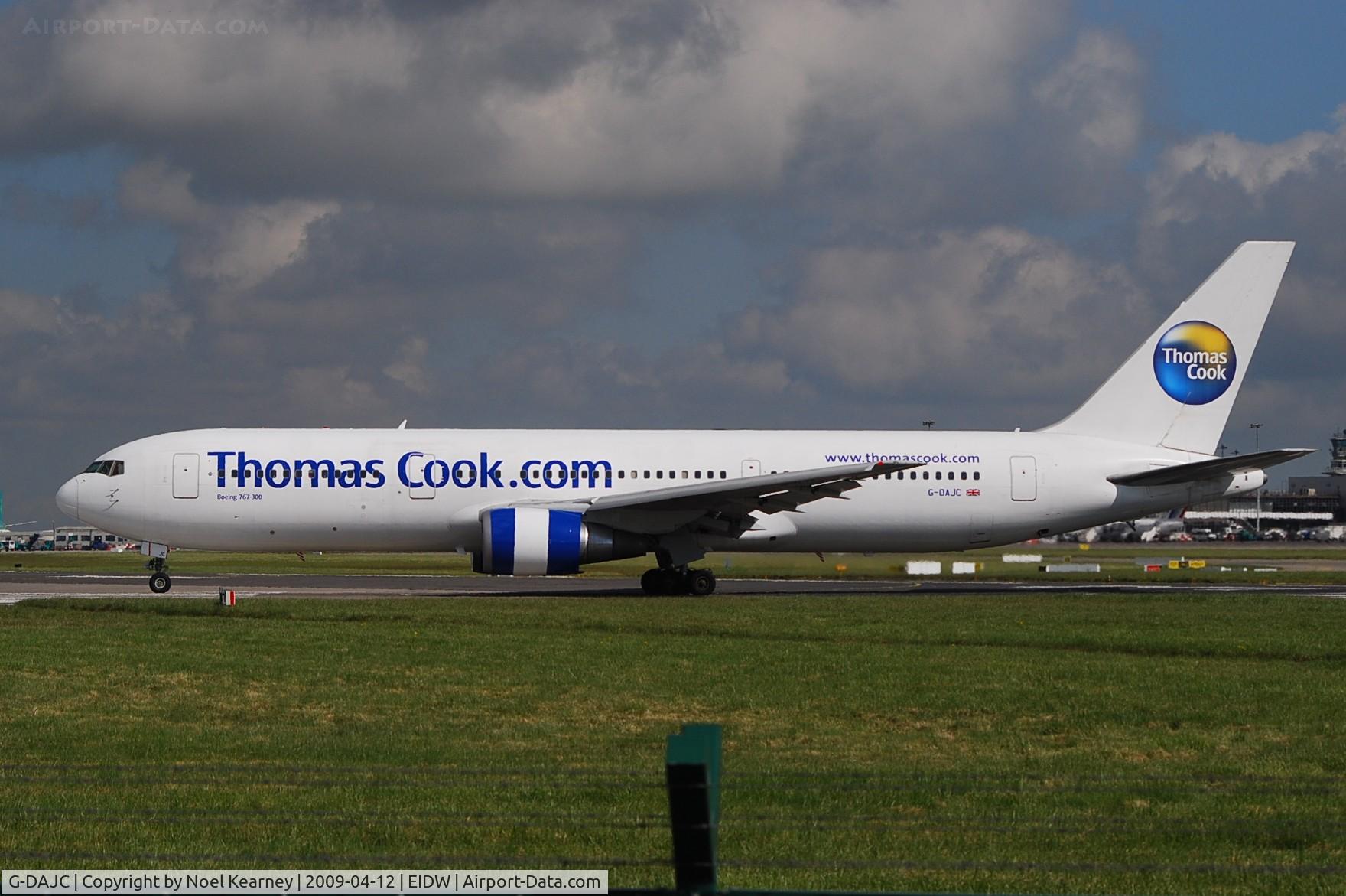 G-DAJC, 1994 Boeing 767-31K C/N 27206, Departing off Rwy 28