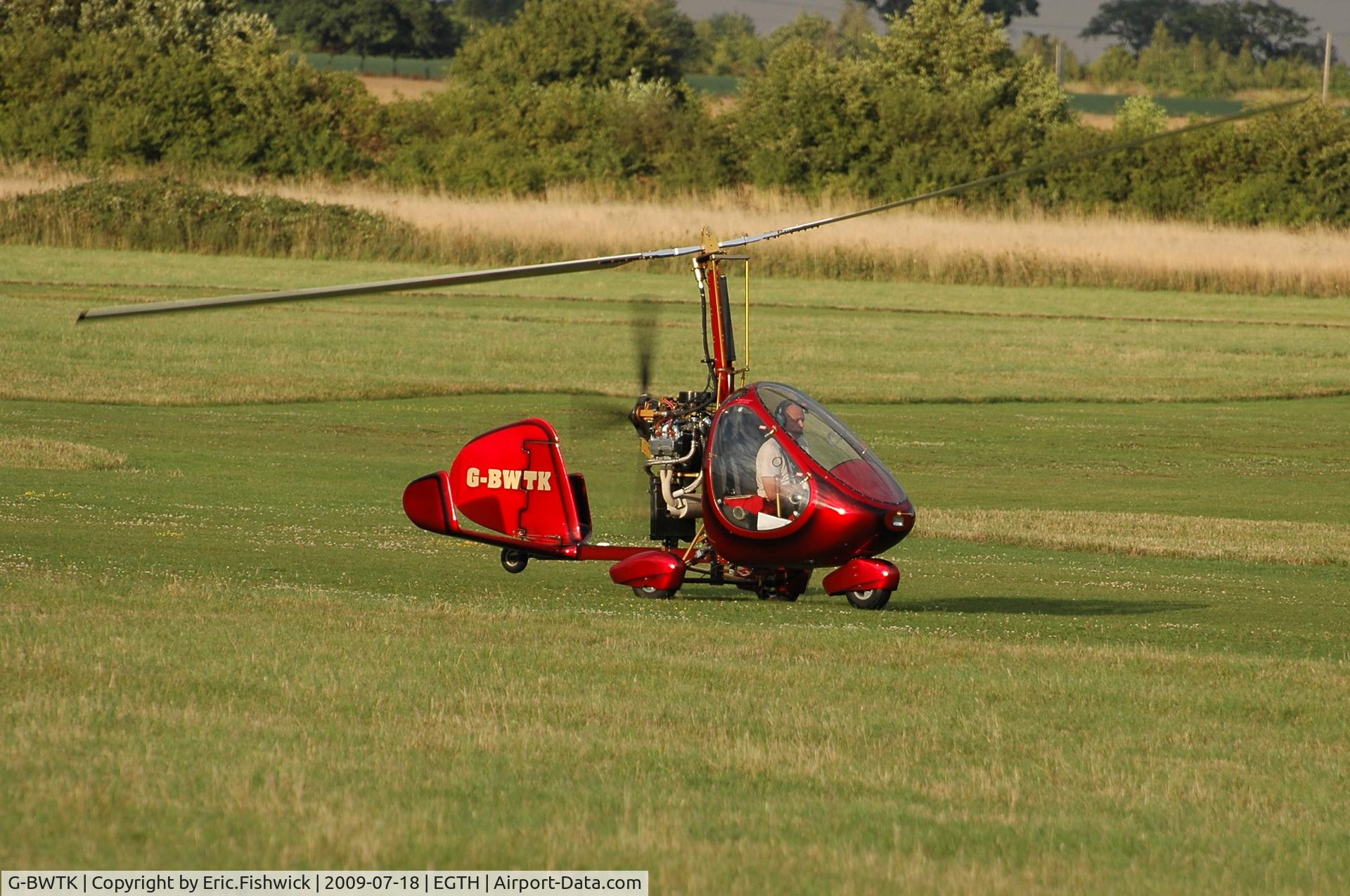 G-BWTK, 1997 RAF 2000 GTX SE C/N PFA G/13-1264, 2. G-BWTK departing Shuttleworth Evening Air Display July 09