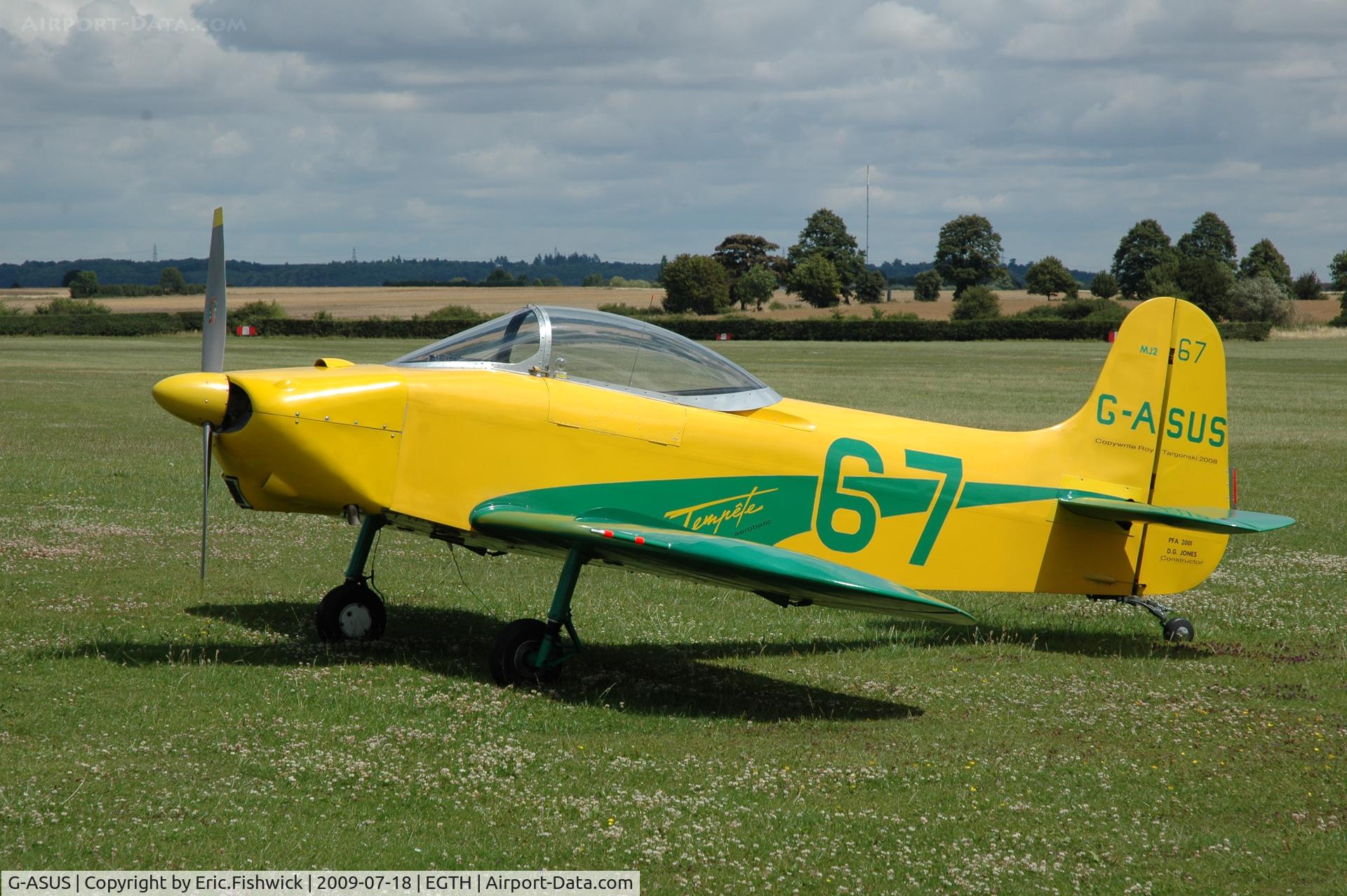 G-ASUS, 1967 Jurca MJ-2 Tempete C/N PFA 2001, G-ASUS at Shuttleworth Evening Air Display July 09