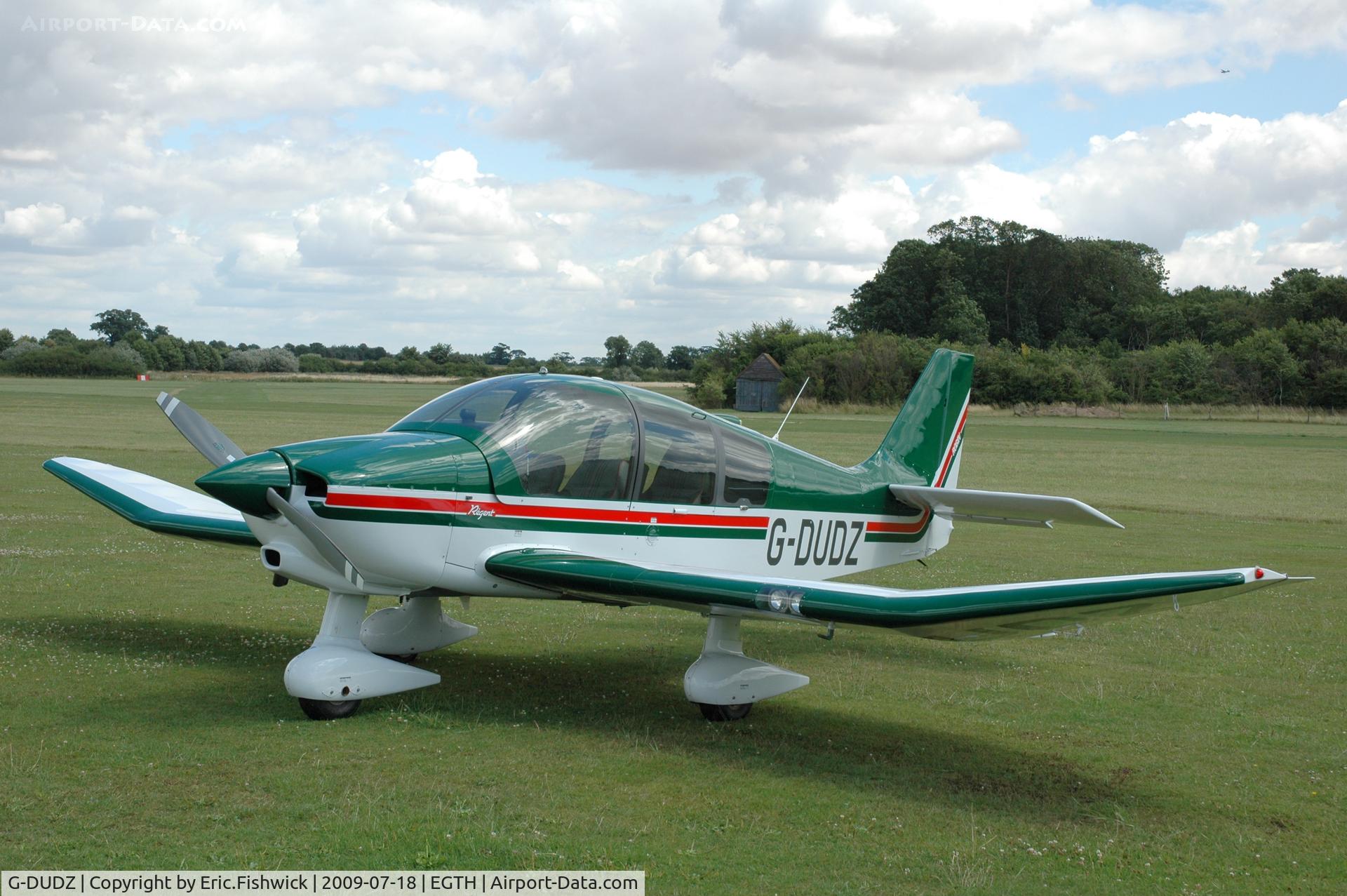 G-DUDZ, 1997 Robin DR-400-180 Regent Regent C/N 2367, G-DUDZ at Shuttleworth Evening Air Display July 09