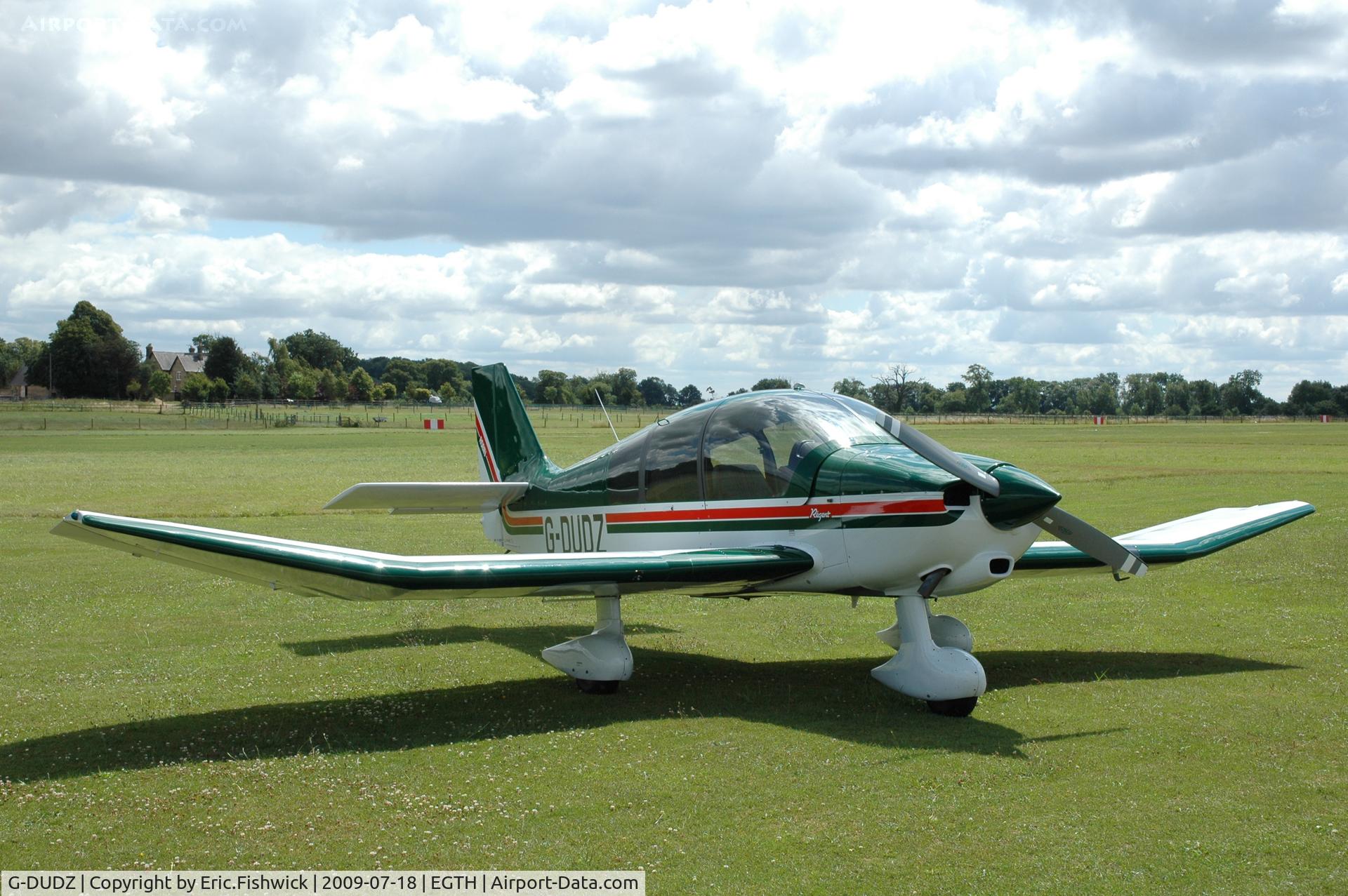 G-DUDZ, 1997 Robin DR-400-180 Regent Regent C/N 2367, G-DUDZ at Shuttleworth Evening Air Display July 09
