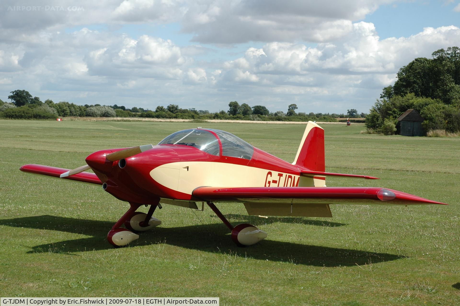 G-TJDM, 2007 Vans RV-6A C/N PFA 181A-13370, G-TJDM at Shuttleworth Evening Air Display July 09